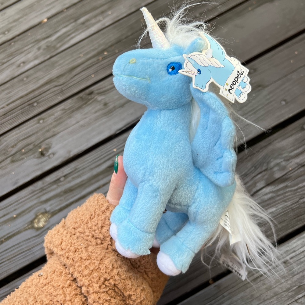 Neopets Blue Uni Plush Toy